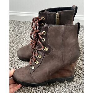 Sorel Joan uptown lace bootie women's size 8